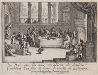 KG 10058
<br/>
Verloren Zoon krijgt erfenis ("Verloren Zoon")
<br/>
<em>Callot, Jacques (1592 - 1635)</em>
